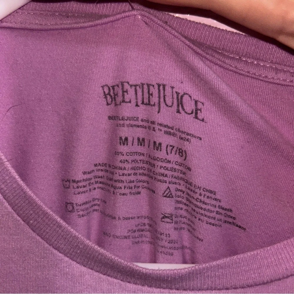 Beetlejuice Kids Purple T-Shirt